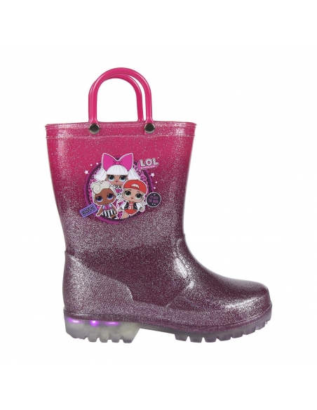 BOTAS LLUVIA PVC LUCES 3 PIEZAS LOL